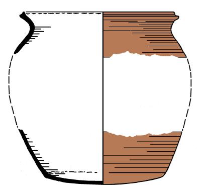 Fig 11: Image of cross-section of a pot